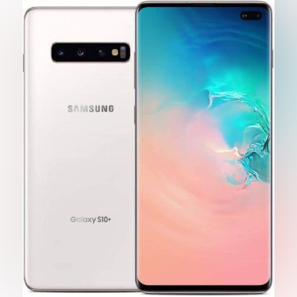 Samsung Galaxy S10+ - Prism White - SM-G975U1 - 128GB Excellent Used Condition